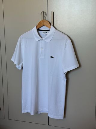 Polo Lacoste Sport Blanco Talla L