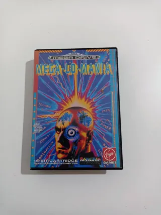 Juego Mega-Lo-Mania Mega Drive con manual 