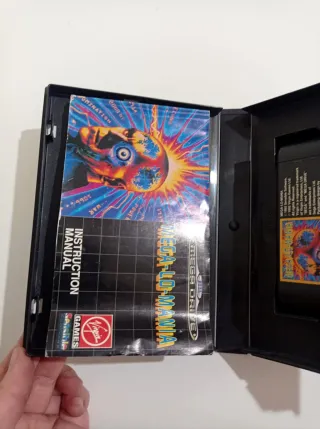 Juego Mega-Lo-Mania Mega Drive con manual 