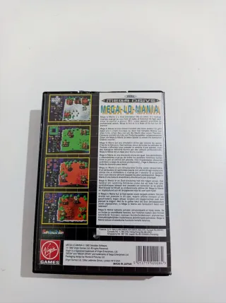 Juego Mega-Lo-Mania Mega Drive con manual 
