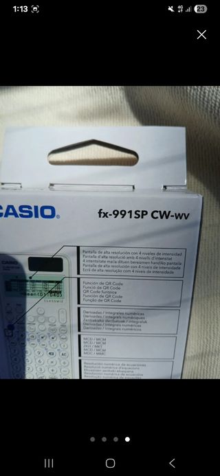 Calculadora Casio fx-991 SP CW