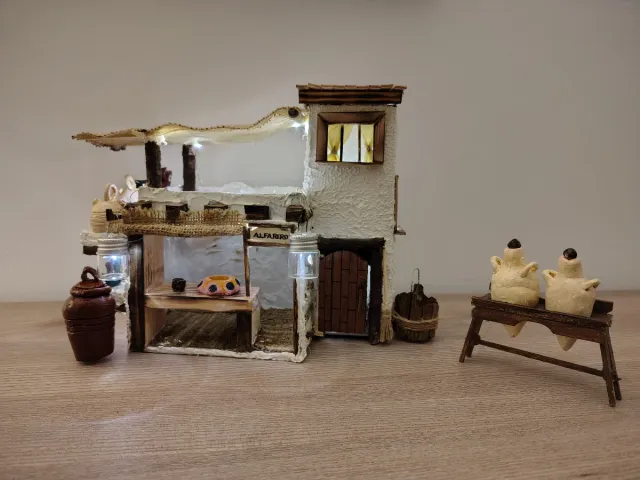 Maqueta- alfarero nacimiento belen