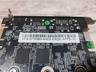 Nvidia GTX 680 EX OC 4GB DDR5 (KFA2)