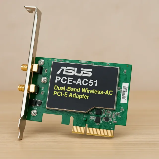 Adaptador WiFi ASUS PCE-AC51 Dual-Band PCI-E