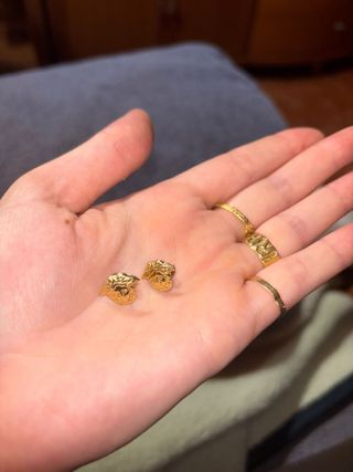 Pendientes Versace oro