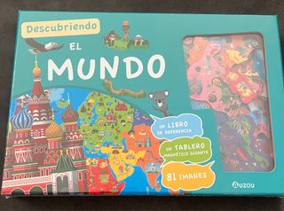Atlas Magnético El Mundo Juego Niños