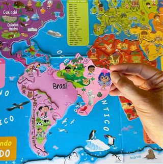 Atlas Magnético El Mundo Juego Niños