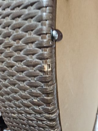 Espejo Redondo Ikea Melbu Ratán
