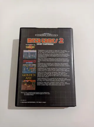 Juego Mega Games 2 Sega Mega Drive con 2 manuales