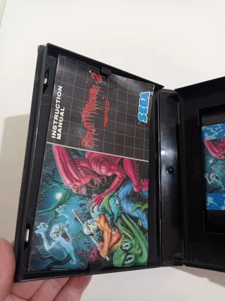 Juego Splatterhouse 2 Mega Drive con manual 