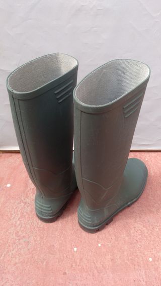 Botas de agua verdes caña alta