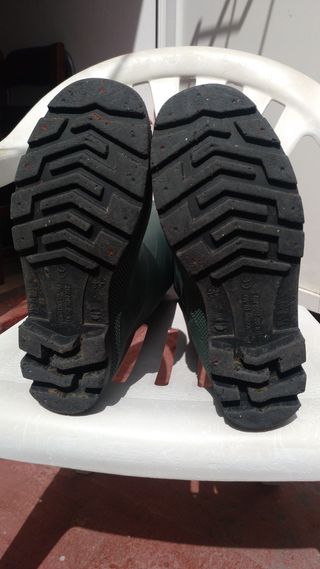 Botas de agua verdes caña alta