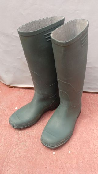 Botas de agua verdes caña alta