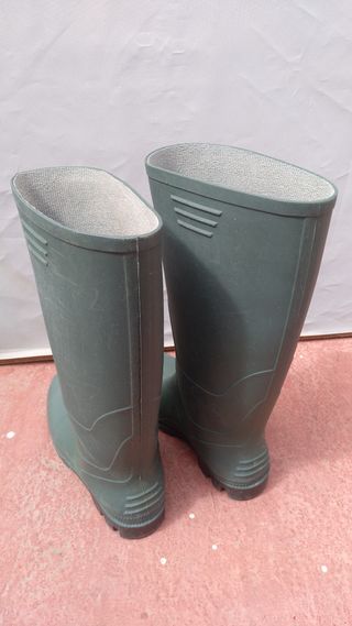 Botas de agua verdes caña alta