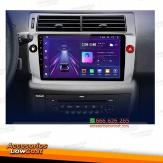 NAVEGADOR CITROEN C4 2 DIN 9" HD GPS ANDROID 11