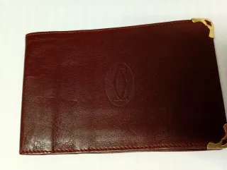 Portafoglio Le Must de Cartier Uomo Pelle Bordeaux