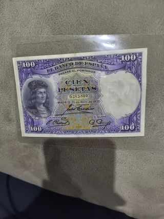 Billete 100 Pesetas Banco de España 1931