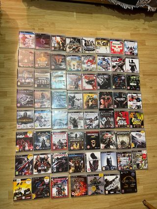 PS3 + 63 juegos + mando
