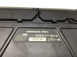 teclado alfanumerico steelseries apex 3