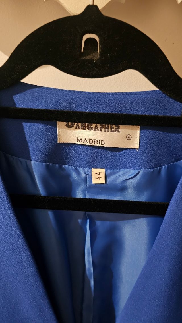 Traje DANSKIN vestido y blazer azul