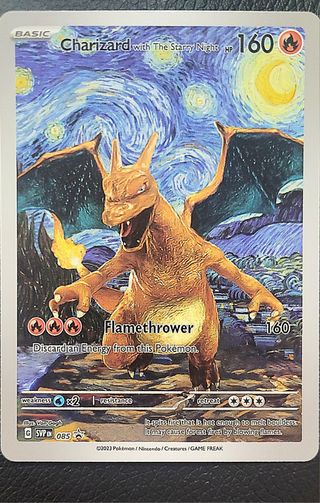 Set carte Pokémon Fan Art Van Gogh
