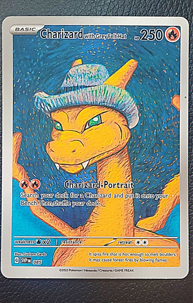Set carte Pokémon Fan Art Van Gogh
