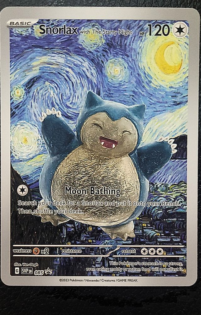 Set carte Pokémon Fan Art Van Gogh
