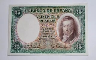 25 Pesetas 1931 Sin serie 3322