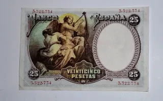 25 Pesetas 1931 Sin serie 3322