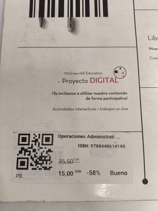 Operaciones Administrativas de Compraventa - 9788448614195