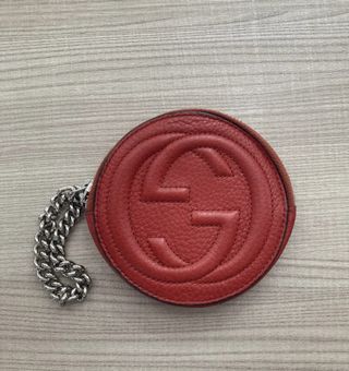 Portamonete Gucci Soho originale rosso