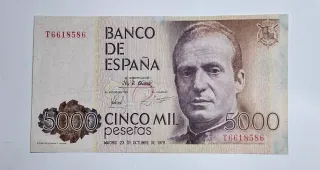 5000 Pesetas 1979 Serie T661
