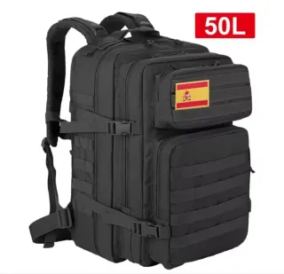 Mochila táctica negra