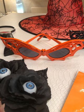 Lote Halloween: Sombrero, Gafas y Arañas