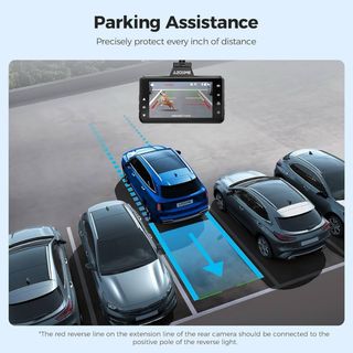 AZDOME M01 Dashcam Cámara Coche Frontal y Trasera