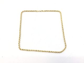 cadena oro 18k 22cm