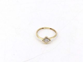 sortija oro 18k con piedra con diamante de laboratorio