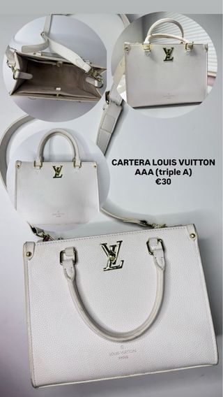 Bolso Louis Vuitton Blanco Dorado