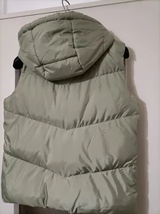 Giacca/gilet trapuntato donna con cappuccio