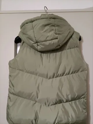 Giacca/gilet trapuntato donna con cappuccio