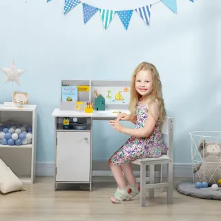 Set Tavolo e Sedie per Bambini 5+ Anni in Legno co