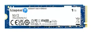 Tarjeta Kingston NV3 NVMe PCIe 4.0 SSD 1TB M.2