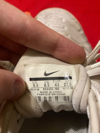Nike Air VaporMax Plus Blancas Talla 43