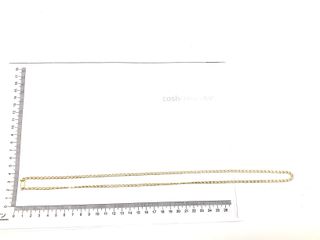 cadena oro 18k 32cm