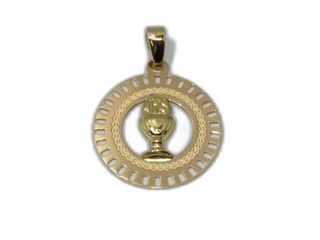 medalla oro 18k