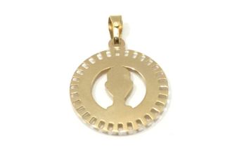 medalla oro 18k