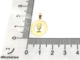 medalla oro 18k