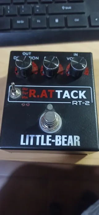 Little Bear R.ATTACK RT-2 Pedal Distorsión Guitar.