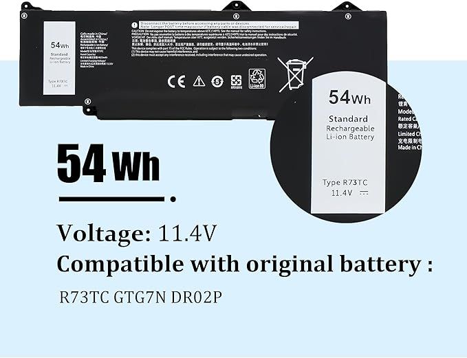 BLESYS R73TC GTG7N Bateria DELL Latitude 13 14 15 afbeelding 4
