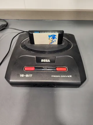 Consola Sega Mega Drive II Negra